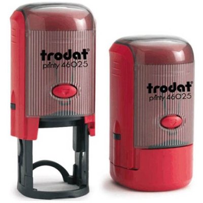 АКЦИЯ от 10 штук - Trodat Printy 46025 Автоматическая оснастка для печати (диаметр 25 мм.) с крышкой