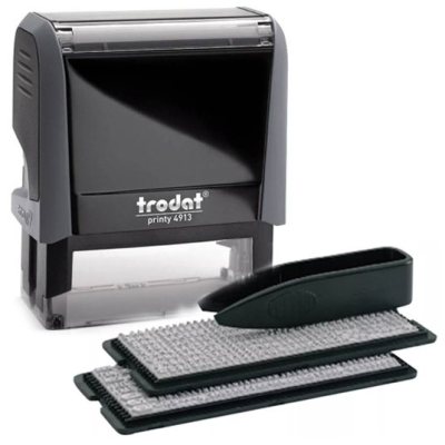 TRODAT 4913/DB TYPO PRINTY 4.0 Автоматический самонаборный штамп 5 строк, 2 кассы (штамп 58 х 22 мм)
