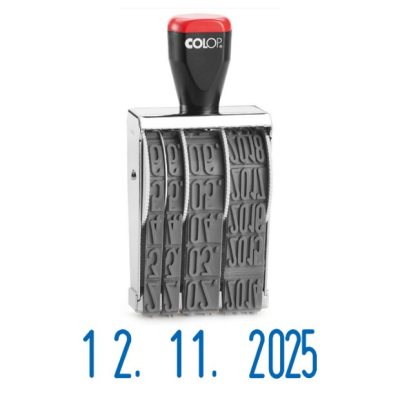 COLOP 18000 Bank Датер ленточный, высота шрифта 18мм, месяц ЦИФРАМИ