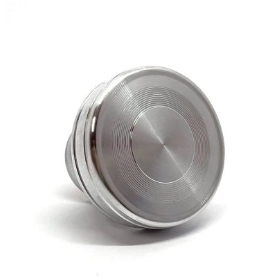 "НИКА 42КП" Металлическая оснастка для печати с кнопкой и встроенной штемпельной подушкой (диаметр печати 42 мм.)