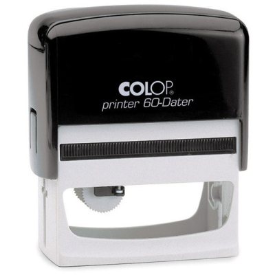 COLOP Printer60-Dater H  Датер со свободным полем с вертикальной датой 37х76 мм, месяц БУКВАМИ