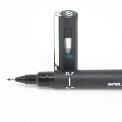 12 штук - Линер Uni Pin 07-200 Fine Line, Чёрный 0.7 мм