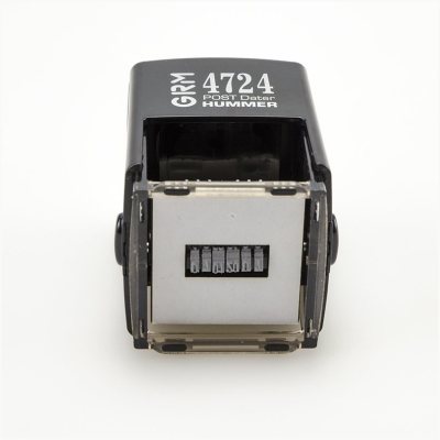 GRM 4724 P3 Hummer Почтовый датер с полем для текста, 40 х 40 мм., 8 цифр