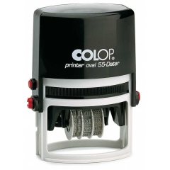 COLOP PrinterOval55-Dater Датер со свободным полем под овальное клише 55х35 мм, месяц БУКВАМИ