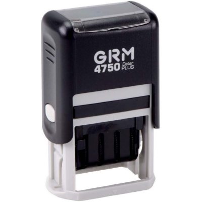 GRM 260 (4750) Plus Датер с полем для текста 2 строки, 41 х 24 мм., месяц БУКВАМИ