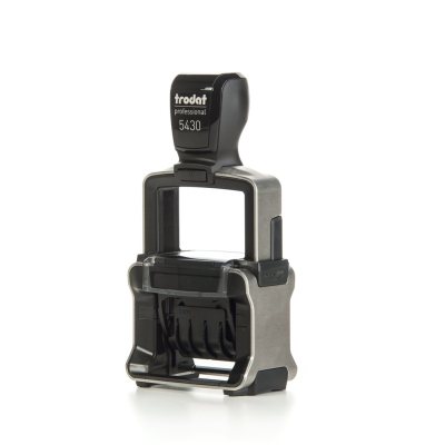 TRODAT 5430 PROFESSIONAL ДАТЕР СО СВОБОДНЫМ ПОЛЕМ 41х24 мм, дата БУКВАМИ