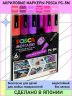 Набор POSCA PC-5M «МОРГАНИТ», 6 акриловых маркеров в пластиковой упаковке