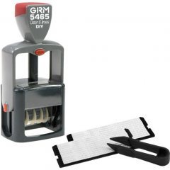 GRM 5465 HUMMER Dater DIY Датер профессиональный автоматический самонаборный 6 строк, 2 кассы (58 х 36 мм) месяц БУКВАМИ