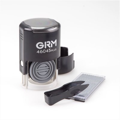 GRM 46045 PLUS/2.5 круга, Автоматическая самонаборная печать с микротекстом, 1 касса (печать 45 мм)