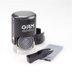 GRM 46045 PLUS/2.5 круга, Автоматическая самонаборная печать с микротекстом, 1 касса (печать 45 мм)