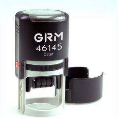 GRM 46145 Plus Датер с полем для текста, диаметр 40 мм., месяц БУКВАМИ