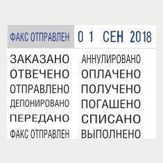 GRM 4817 (120/WD) PLUS Датер с 12 бухгалтерскими терминами, высота символов 3 мм