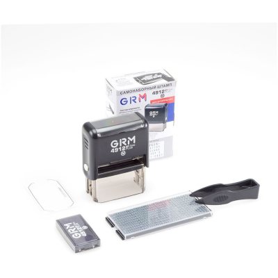 GRM 4912 PLUS Самонаборный штамп 5 строк, 1 касса (штамп 47 х 21 мм)