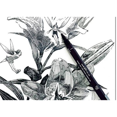 3 штуки - Линер Uni Pin 01-200 Fine Line, Чёрный 0.1 мм