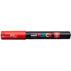 Маркер POSCA PC-1M, красный, 0.7 мм, пулевидный наконечник № 15