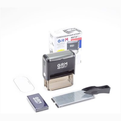GRM 4913 PLUS Самонаборный штамп 6 строк, 1 касса (штамп 60 х 24 мм)