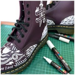 Набор POSCA PC-5M «ФЛУО-МЕТАЛЛ», 6 акриловых маркеров в пластиковой упаковке