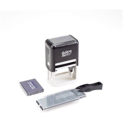 GRM 4927 PLUS Самонаборный штамп 10 строк, 2 кассы (штамп 60 х 40 мм)