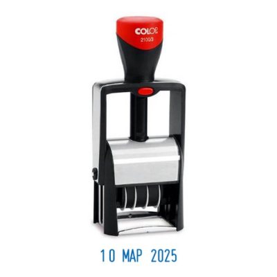 COLOP CLASSIC LINE S 2100/3  Металлический датер, высота шрифта 3 мм, месяц ЦИФРАМИ