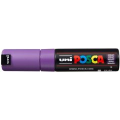 Маркер POSCA PC-8K, фиолетовый, до 8.0 мм, скошенный наконечник № 12