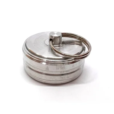 "Брелок 30П" Металлическая оснастка для печати со встроенной штемпельной подушкой (диаметр печати 30 мм.)