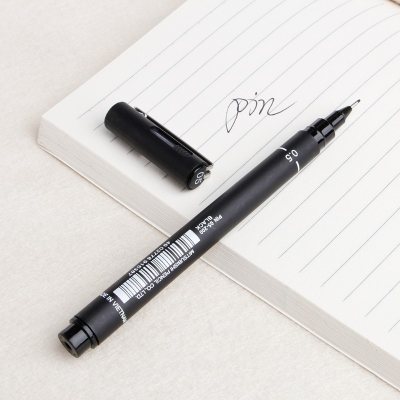 3 штуки - Линер Uni Pin 05-200 Fine Line, Чёрный 0.5 мм