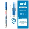 12 штук - Промышленный масляный маркер-краска Uni PAINT PX-21 по всем поверхностям, 0.8-1.2 мм