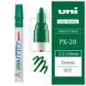 12 штук - Промышленный масляный маркер-краска Uni PAINT PX-20 по всем поверхностям, 2.2-2.8 мм
