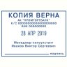 COLOP Expert Line 3860 Цельнометаллический профессиональный датер со свободным полем 68 х 49 мм. месяц БУКВАМИ