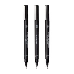 3 штуки - Линер Uni Pin 07-200 Fine Line, Чёрный 0.7 мм
