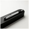 3 штуки - Ручка-Роллер Uni-Ball AIR UBA-188C-M Молочно-белый корпус, Чёрные чернила, шарик 0.5 мм/линия 0.28-0.45 мм.