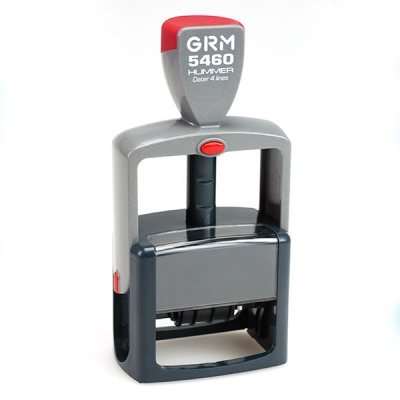 GRM 5460 Hummer Датер с полем для текста, 59 х 38 мм., месяц БУКВАМИ