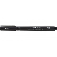 3 штуки - Линер Uni Pin 08-200 Fine Line, Чёрный 0.8 мм