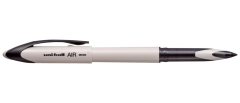 3 штуки - Ручка-Роллер Uni-Ball AIR UBA-188C-M Серо-бежевый корпус, Чёрные чернила, шарик 0.5 мм/линия 0.28-0.45 мм