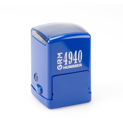 GRM 4940 Hummer Усиленная автоматическая оснастка для печати/штампа с крышечкой (диаметр печать 40 мм. / штамп 40 х 40 мм.)