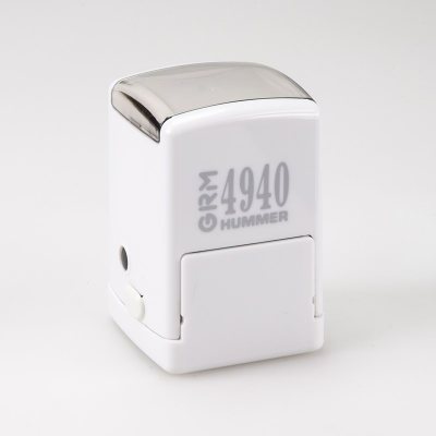 GRM 4940 Hummer Усиленная автоматическая оснастка для печати/штампа с крышечкой (диаметр печать 40 мм. / штамп 40 х 40 мм.)