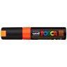 Маркер POSCA PC-8K, флуоресцентно-оранжевый, до 8.0 мм, скошенный наконечник № F4