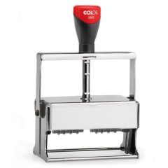 COLOP Expert Line 3960DD Цельнометаллический профессиональный датер со свободным полем для профессионального применения, ДВЕ ДАТЫ 106 х 55 мм. месяц БУКВАМИ