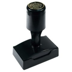 PoliGraph ВР-4124 Настольная оснастка для штампа с защитной крышкой, с скотчем (штамп 41 х 24 мм)