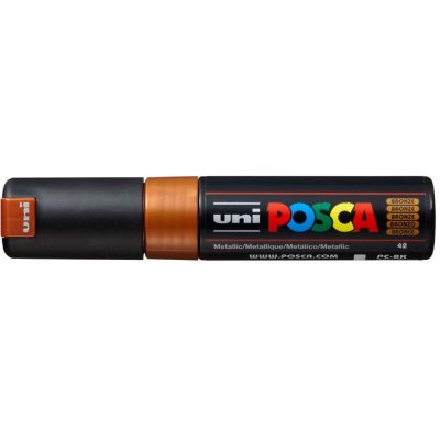 Маркер POSCA PC-8K, бронзовый, до 8.0 мм, скошенный наконечник № 42