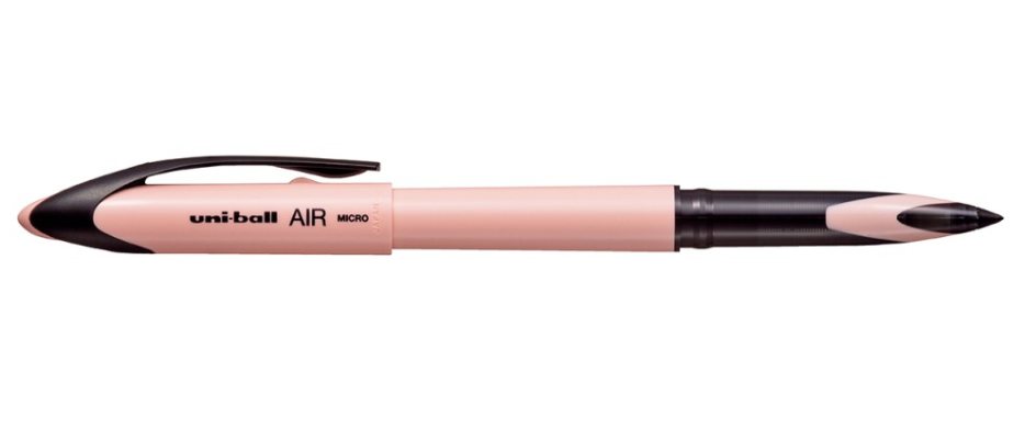 12 штук - Ручка-Роллер Uni-Ball AIR UBA-188C-M Песчаный корпус, Чёрные чернила, шарик 0.5 мм/линия 0.28-0.45 мм