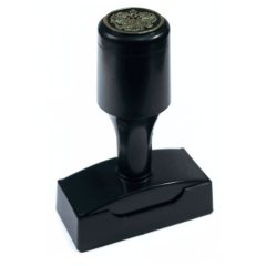 PoliGraph ВР-4718 Настольная оснастка для штампа с защитной крышкой, с скотчем (штамп 47 х 18 мм)