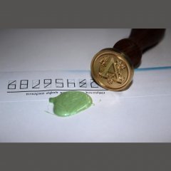 Сургуч без фитиля, декор III, размер 9.0 х 1.1 х 1.1 см. (цвета в ассортименте)