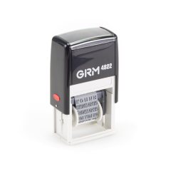 GRM 4822 ШТАМП С 12 БУХГАЛТЕРСКИМИ ТЕРМИНАМИ, без даты
