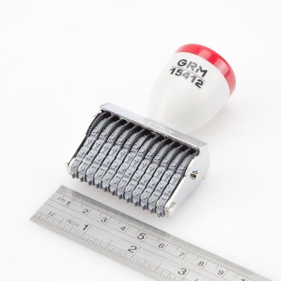 GRM 15412 ленточный нумератор, 12 разрядов, 4 мм.