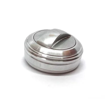 "Карина 42КП" Металлическая оснастка для печати с кнопкой и встроенной штемпельной подушкой (диаметр печати 42 мм.)