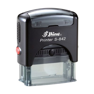 Shiny S-842 Автоматическая оснастка для штампа (штамп 38 x 14 мм.)