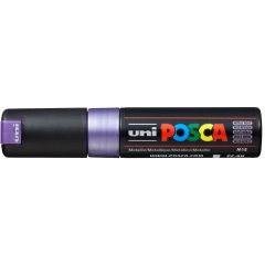 Маркер POSCA PC-8K, фиолетовый металлик, до 8.0 мм, скошенный наконечник № M12