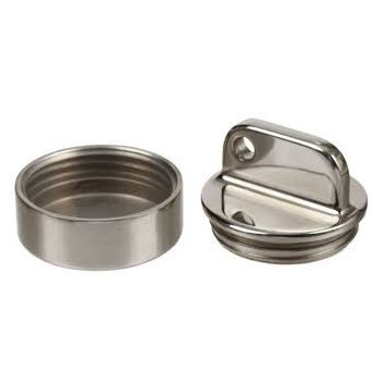 OL Е-БРЕЛОК 20А Пломбир алюминиевый под пластилин c крышкой (диаметр пломбира 20 мм.)