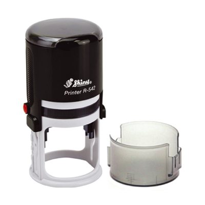 Shiny R-542 Автоматическая оснастка для печати С КРЫШЕЧКОЙ (диаметр 42 мм.) 